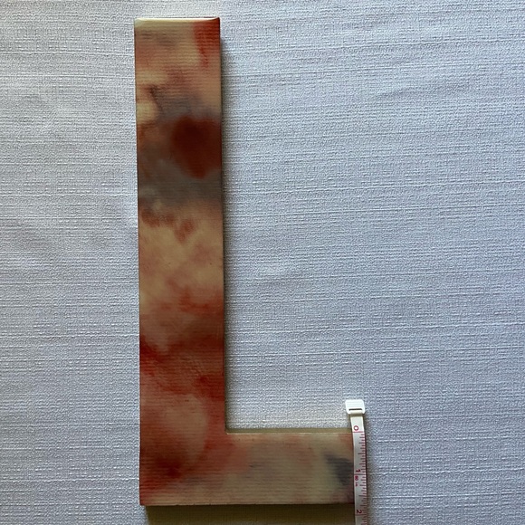 Ashland Sunbaked Capital Letter L Decor-Damaged/Scratched - Picture 8 of 13